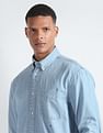 Tommy Hilfiger Button Down Collar Cotton Denim Shirt