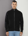 Calvin Klein Milano Knit Zip Up Sweater