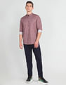 Arrow Sports Mandarin Collar Manhattan Slim Fit Shirt