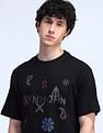 Flying Machine Graphic Printed Cotton Polo Shirts