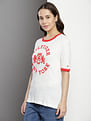 Tommy Hilfiger Varsity Flock Appliqued T-Shirt