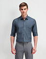 Arrow Manhattan Slim Gingham Checked Shirt