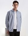 Calvin Klein Jeans Vertical Stripes Slim Fit Dobby Woven Shirt