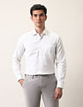 Arrow Manhattan Slim Fit Textured Ceremonial Shirt