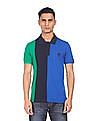 U.S. Polo Assn. Cotton Colour Block Polo Shirt