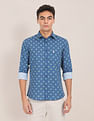 U.S. Polo Assn. Spread Collar Printed Casual Shirt