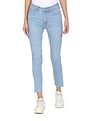 Calvin Klein Jeans Women Light Blue Skinny Fit High Rise Ankle Jeans
