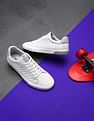 Flying Machine Men Round Toe Quilted Bruins Sneakers