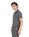 Flying Machine Geometric Print Pique Polo Shirt