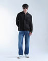 Flying Machine Solid Regular Fit Shirt