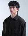 Flying Machine Solid Regular Fit Shirt