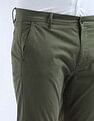 Flying Machine Mid Rise Slash Slim Tapered Fit Trouser