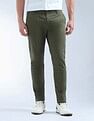 Flying Machine Mid Rise Slash Slim Tapered Fit Trouser