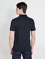 Arrow Newyork Windowpane Check Polo Shirt