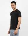 Tommy Hilfiger Slim Fit Solid Cotton T-Shirt