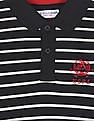 U.S. Polo Assn. Kids Boys Horizontal Stripe Cotton Polo Shirt