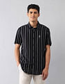 U.S. Polo Assn. Denim Co. Vertical Striped Seersucker Regular Fit Shirt