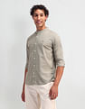 U.S. Polo Assn. Denim Co. Slim Fit Solid Shirt