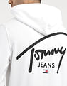 Tommy Hilfiger Graphic Signature Print Hood Sweatshirt