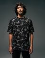 Flying Machine Floral Printed Relaxed Fit T-Shirt