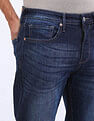 Flying Machine Slash Slim Tapered Mid Rise Jeans