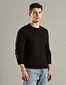 Tommy Hilfiger Solid Regular-Fit Cotton Sweater