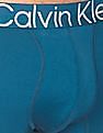 Calvin Klein Underwear Men Green Elasticized Brand Waist Solid Trunks