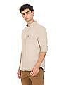U.S. Polo Assn. Tailored Regular Fit Linen Casual Shirt