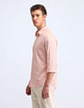 Flying Machine Slim Fit Solid Cotton Shirt