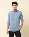 U.S. Polo Assn. Tailored Fit Pure Cotton Dobby Shirt