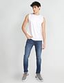 Flying Machine Freddie Slim Straight Fit Mid Rise Jeans