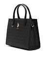 U.S. Polo Assn. Scarlet Monogram Tote Handbag