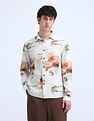 Flying Machine Floral Pattern Regular Shirt