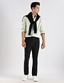 Calvin Klein Jeans Slim Fit Solid Mid Rise Trouser