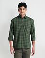 Arrow Sports Tartan Check Twill Shirt