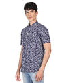 Flying Machine Printed Cotton Casual Shirt
