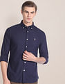 U.S. Polo Assn. Solid Dobby Tailored Shirt