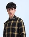 Flying Machine Grid Tattersall Checked Twill Shirt
