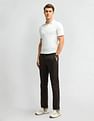 Arrow Sports Regular Fit Twill Trousers