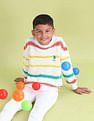 U.S. Polo Assn. Kids Boys Dyed Striped Sweater