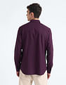 Flying Machine Cotton Dobby Slim Shirt