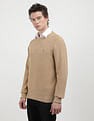 Tommy Hilfiger Oval Structure Crew Neck Sweater