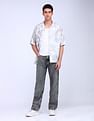 Flying Machine Cobain 90'S Loose Fit Stonewash Jeans