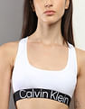 Calvin Klein Underwear Medium Support Logo Under Band Sports Bra
