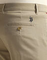 U.S. Polo Assn. Geometric Print Twill Slim Trousers