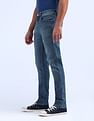 Flying Machine Slash Slim Tapered Fit Jeans