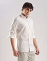 Calvin Klein Jeans Vertical Stripes Slim Fit Plain Woven Shirt