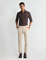 Arrow Manhattan Slim Fit Patterned Dobby Shirt