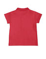 U.S. Polo Assn. Kids Girls Cotton Solid Polo Shirt