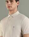 Tommy Hilfiger Solid Regular Fit Cotton Polo T-Shirt